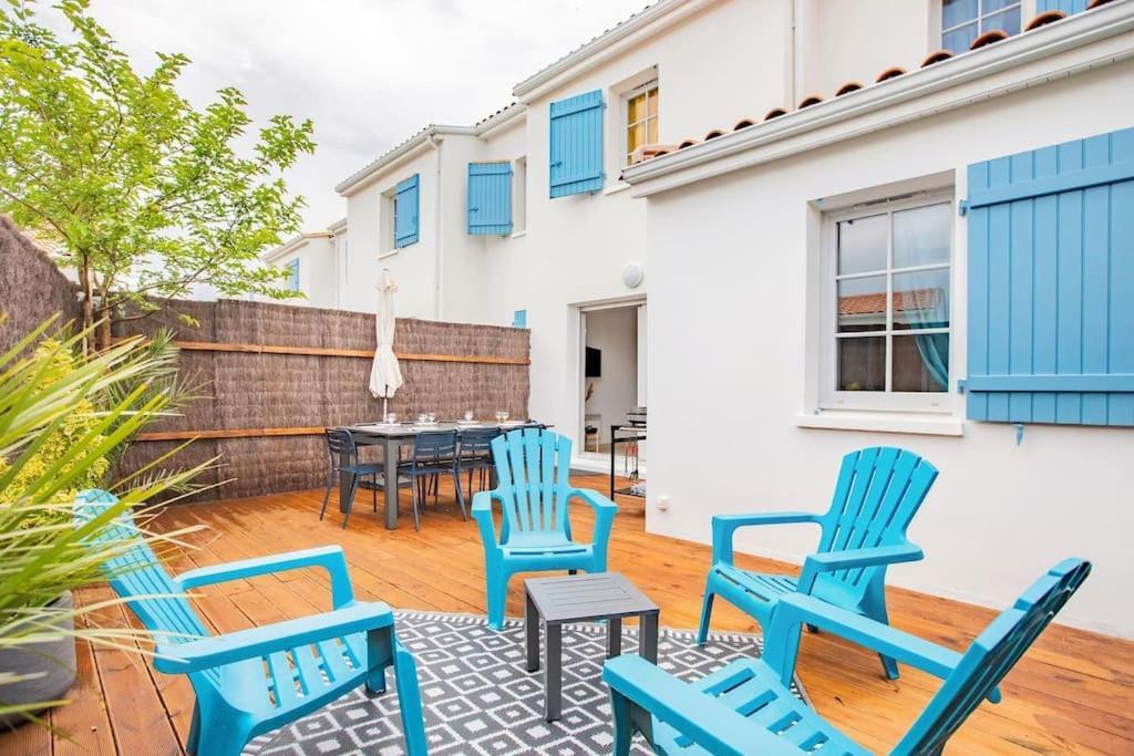 Jolie Maison Proche Mer - 8 Voyageurs - 4 Chambres Vaux-sur-Mer Exterior foto